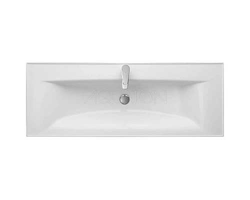 Приобрести Тумба с раковиной белый глянец 120,2 см Акватон Мадрид  1A1687K2MA010 в магазине сантехники Santeh-Crystal.ru