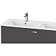 Купить Тумба графит матовый 127,5 см Duravit XBase XB603404949 в магазине сантехники Santeh-Crystal.ru