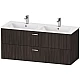Купить Тумба каштан 127.5 см Duravit XBase XB613005353 в магазине сантехники Santeh-Crystal.ru