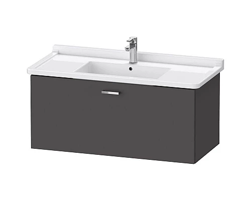 Купить Тумба графит матовый 100 см Duravit XBase XB603704949 в магазине сантехники Santeh-Crystal.ru
