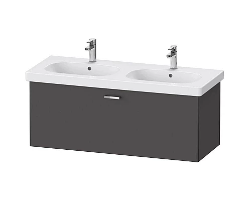 Заказать Тумба графит матовый 115 см Duravit XBase XB607304949 в магазине сантехники Santeh-Crystal.ru