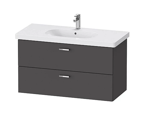 Купить Тумба графит матовый 100 см Duravit XBase XB619304949 в магазине сантехники Santeh-Crystal.ru