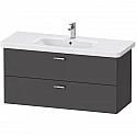Тумба графит матовый 113 см Duravit XBase XB619804949