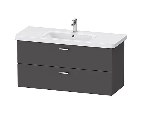Купить Тумба графит матовый 113 см Duravit XBase XB619804949 в магазине сантехники Santeh-Crystal.ru