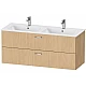 Заказать Тумба дуб 127,5 см Duravit XBase XB613003030 в магазине сантехники Santeh-Crystal.ru