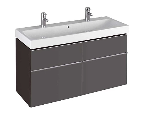 Купить Тумба темно-серый матовый 119 см Geberit iCon 841421000 в магазине сантехники Santeh-Crystal.ru