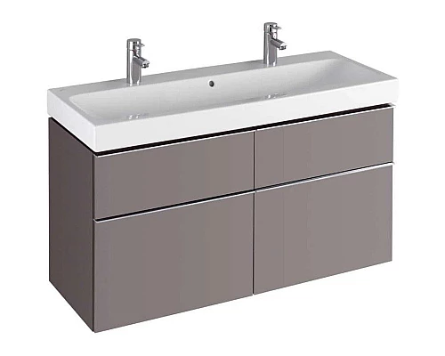 Купить Тумба платина глянец 119 см Geberit iCon 840422000 в магазине сантехники Santeh-Crystal.ru