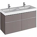 Тумба платина глянец 119 см Geberit iCon 840522000