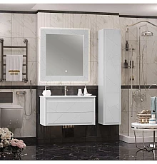 Комплект мебели белый матовый 100 см Opadiris Луиджи