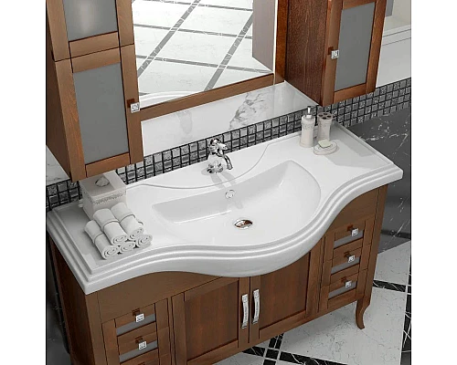 Купить Комплект мебели светлый орех 121,5 см Opadiris Мираж в магазине сантехники Santeh-Crystal.ru