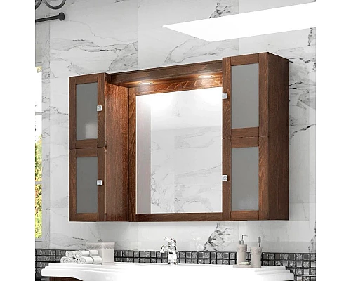 Купить Комплект мебели светлый орех 121,5 см Opadiris Мираж в магазине сантехники Santeh-Crystal.ru