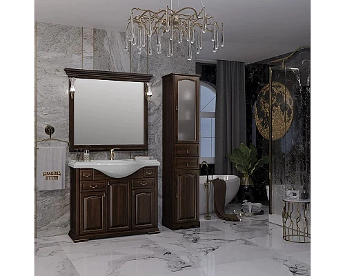 Заказать Комплект мебели орех антикварный 107 см Opadiris Риспекто в магазине сантехники Santeh-Crystal.ru