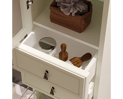 Заказать Комплект мебели слоновая кость 107 см Opadiris Риспекто в магазине сантехники Santeh-Crystal.ru