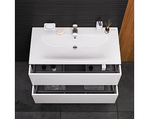 Купить Тумба белый глянец 100 см Am.Pm Spirit V2.0 M70AFHX1002WG в магазине сантехники Santeh-Crystal.ru