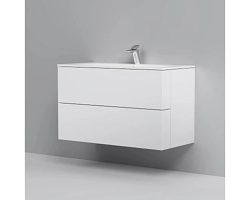 Купить Тумба белый глянец 100 см Am.Pm Spirit V2.0 M70AFHX1002WG в магазине сантехники Santeh-Crystal.ru