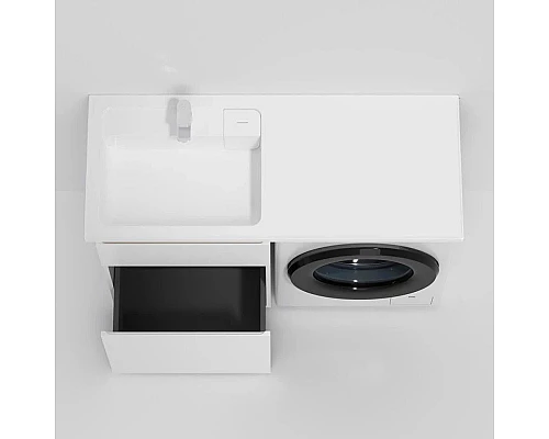 Заказать Тумба с раковиной белый глянец 120 см Am.Pm X-Joy M85AFSX0602WG + M85AWPL1201WG в магазине сантехники Santeh-Crystal.ru