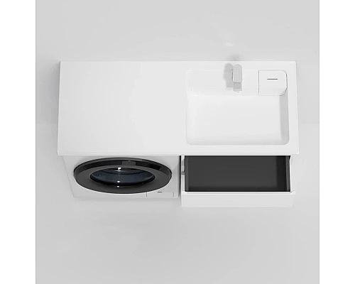 Приобрести Тумба с раковиной белый глянец 120 см Am.Pm X-Joy M85AFSX0602WG + M85AWPR1201WG в магазине сантехники Santeh-Crystal.ru