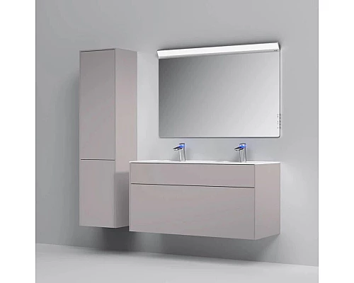 Приобрести Тумба с раковиной серый матовый 120,8 см Am.Pm Inspire 2.0 M50AFHX1203EGM + M50AWPC1201WG в магазине сантехники Santeh-Crystal.ru