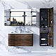 Купить Комплект мебели орех 100 см Am.Pm Sensation M30FHX1002NF + M30WPC1001WG + M30MCX1001NF в магазине сантехники Santeh-Crystal.ru