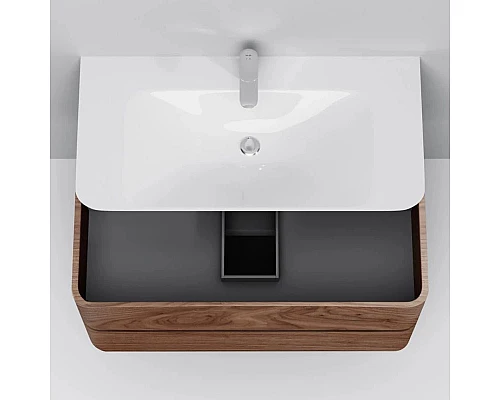 Купить Комплект мебели орех 100 см Am.Pm Sensation M30FHX1002NF + M30WPC1001WG + M30MCX1001NF в магазине сантехники Santeh-Crystal.ru