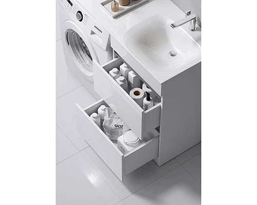 Заказать Комплект мебели белый глянец 115 см Aqwella Forma FOR01052 + FOR.11.04.D-R + SM0210 в магазине сантехники Santeh-Crystal.ru