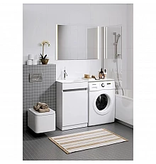 Комплект мебели белый глянец 115 см Aqwella Forma FOR0105KR + FOR.11.04.D-L + SM0210