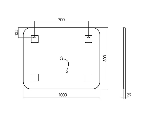 Заказать Комплект мебели бетон 100 см Vincea Vico VMC-2V100BT + VCB-2VP100W + VLM-2A100 в магазине сантехники Santeh-Crystal.ru