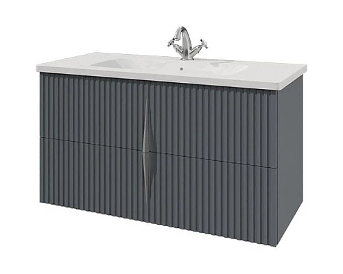 Купить Тумба графит матовый 97 см Caprigo Novara 35917-TP810 в магазине сантехники Santeh-Crystal.ru