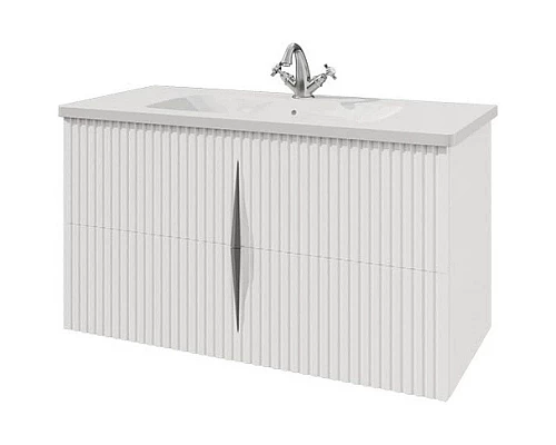 Приобрести Тумба белый матовый 97 см Caprigo Novara 35917-TP811 в магазине сантехники Santeh-Crystal.ru