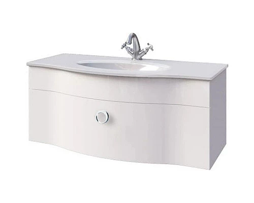 Купить Тумба белый матовый 96 см Caprigo Nokturn 1314-TP811 в магазине сантехники Santeh-Crystal.ru