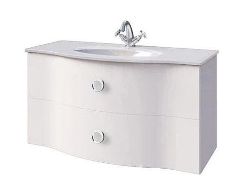 Заказать Тумба белый матовый 96 см Caprigo Nokturn 1315-TP811 в магазине сантехники Santeh-Crystal.ru