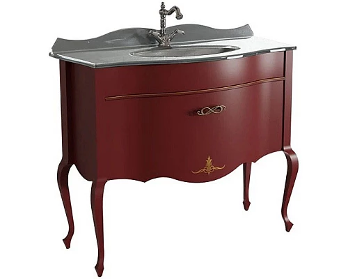 Купить Тумба бордо матовый 101,6 см Caprigo Bourget 11014-B013 в магазине сантехники Santeh-Crystal.ru