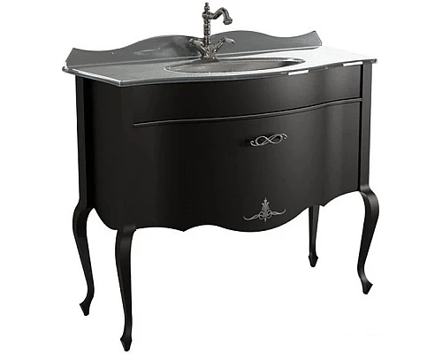 Заказать Тумба черный матовый 101,6 см Caprigo Bourget 11014-B042 в магазине сантехники Santeh-Crystal.ru