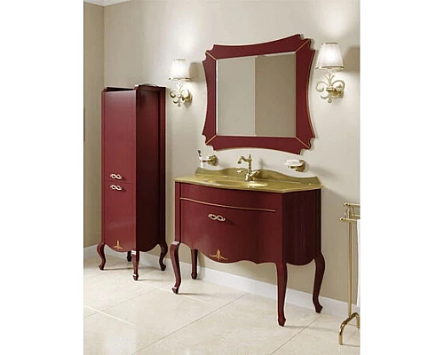 Купить Тумба бордо матовый 101,6 см Caprigo Bourget 11014-B013 в магазине сантехники Santeh-Crystal.ru