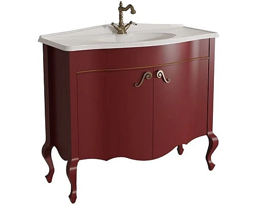 Приобрести Тумба бордо матовый 101,6 см Caprigo Bourget 11026-B013 в магазине сантехники Santeh-Crystal.ru