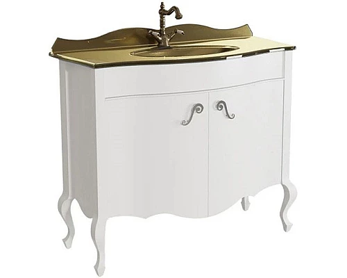 Приобрести Тумба белый матовый 101,6 см Caprigo Bourget 11026-B016 в магазине сантехники Santeh-Crystal.ru