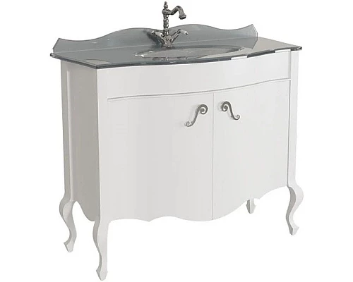 Приобрести Тумба белый матовый 101,6 см Caprigo Bourget 11026-B016 в магазине сантехники Santeh-Crystal.ru