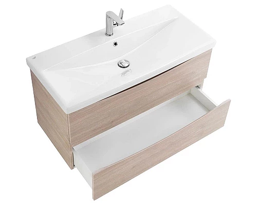 Купить Тумба Rovere Grigio 96,4 см BelBagno Marino MARINO-CER-1000-2C-SO-RG-P в магазине сантехники Santeh-Crystal.ru