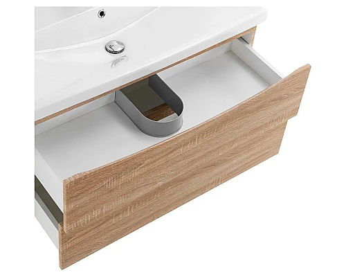 Приобрести Тумба Rovere Bianco 96,4 см BelBagno Marino MARINO-CER-1000-2C-SO-WO-P в магазине сантехники Santeh-Crystal.ru