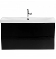 Тумба Nero Lucido 96,4 см BelBagno Marino MARINO-CER-1000-2C-SO-NL-P