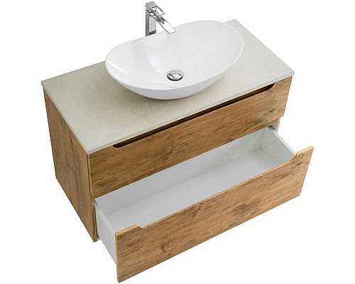 Купить Тумба Rovere Nature 99,6 см BelBagno Etna ETNA-H60-1000-2C-SO-RN-P в магазине сантехники Santeh-Crystal.ru