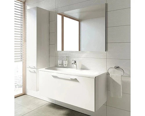 Купить Боковой пенал белый глянец Ravak SB 300 Ring L X000000771 в магазине сантехники Santeh-Crystal.ru