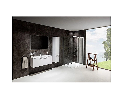 Купить Боковой пенал белый глянец Ravak SB 300 Ring L X000000771 в магазине сантехники Santeh-Crystal.ru