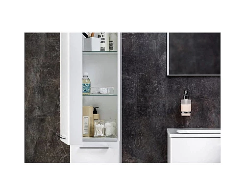 Купить Боковой пенал белый глянец Ravak SB 300 Ring L X000000771 в магазине сантехники Santeh-Crystal.ru