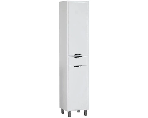 Приобрести Пенал напольный белый с бельевой корзиной Aquanet Гретта 00177010 в магазине сантехники Santeh-Crystal.ru