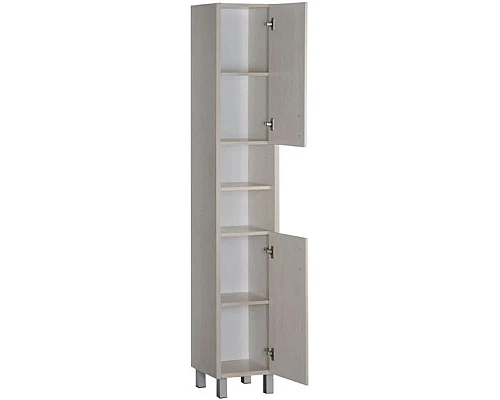 Купить Пенал напольный белый дуб Aquanet Донна 00169040 в магазине сантехники Santeh-Crystal.ru