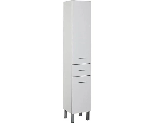 Купить Пенал напольный белый с бельевой корзиной Aquanet Верона 00178973 в магазине сантехники Santeh-Crystal.ru