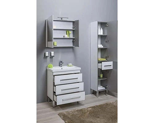 Заказать Пенал напольный белый Aquanet Сиена 00189244 в магазине сантехники Santeh-Crystal.ru