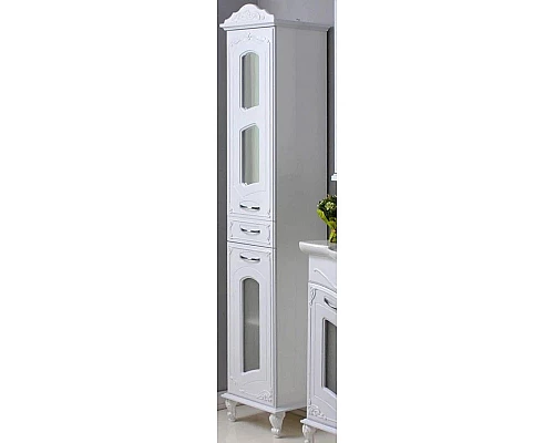 Заказать Пенал напольный белый глянец Atoll Мастер и Маргарита в магазине сантехники Santeh-Crystal.ru