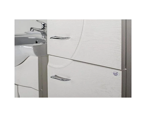 Заказать Пенал напольный белый ясень ASB-Mebel Альфа в магазине сантехники Santeh-Crystal.ru